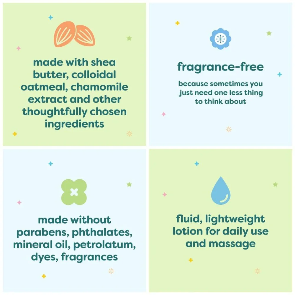 Babyganics Infant Fragrance-Free Moisturizer Soft and Light 8oz